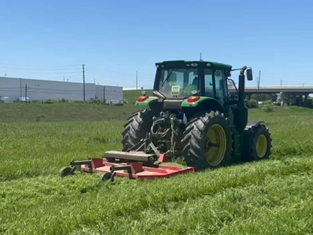 Image of one of our commercial land clearing projects in Mississauga, ON