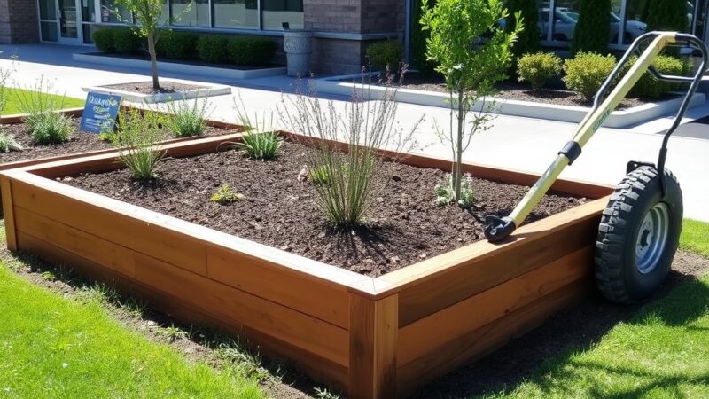 Garden Bed Installation Near Uxbridge