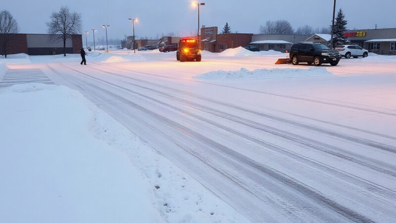 Emergency Snow Plowing Mount Albert Ontario