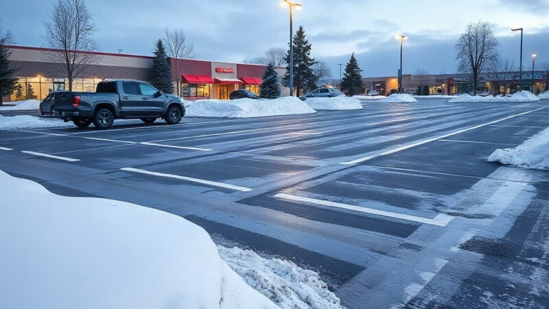 Parking Lot Snow Plowing Company Halton