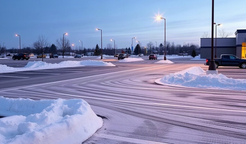 Parking Lot Snow Plowing Near Stouffville