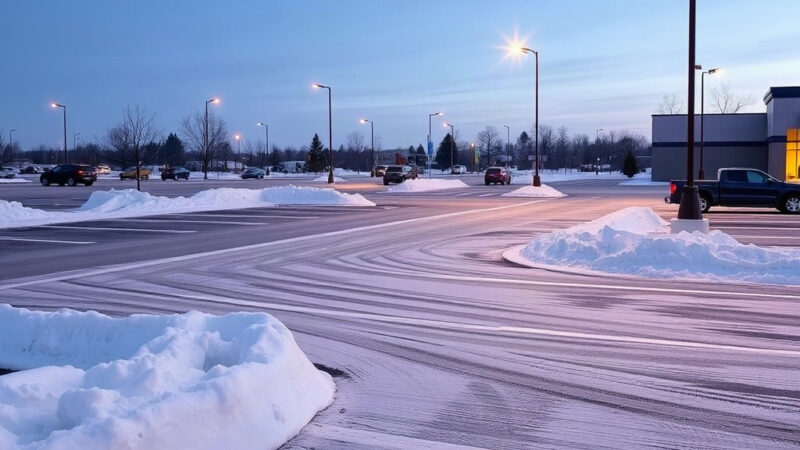 Parking Lot Snow Plowing Near Stouffville