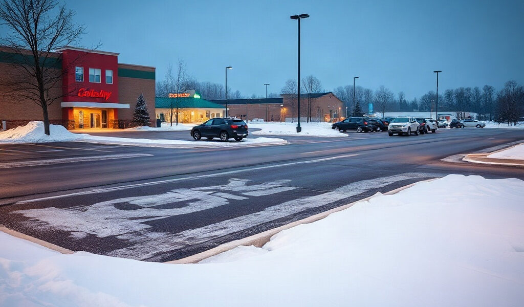 Parking Lot Snow Removal Near Thornhill