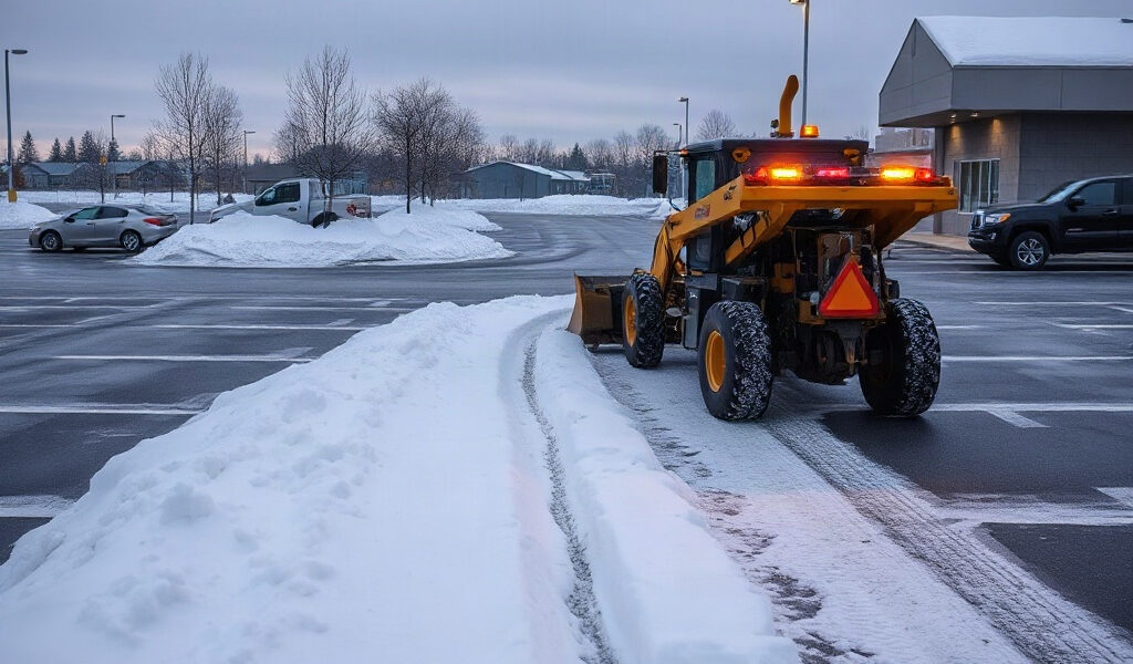 Snow Plowing Near Mississauga