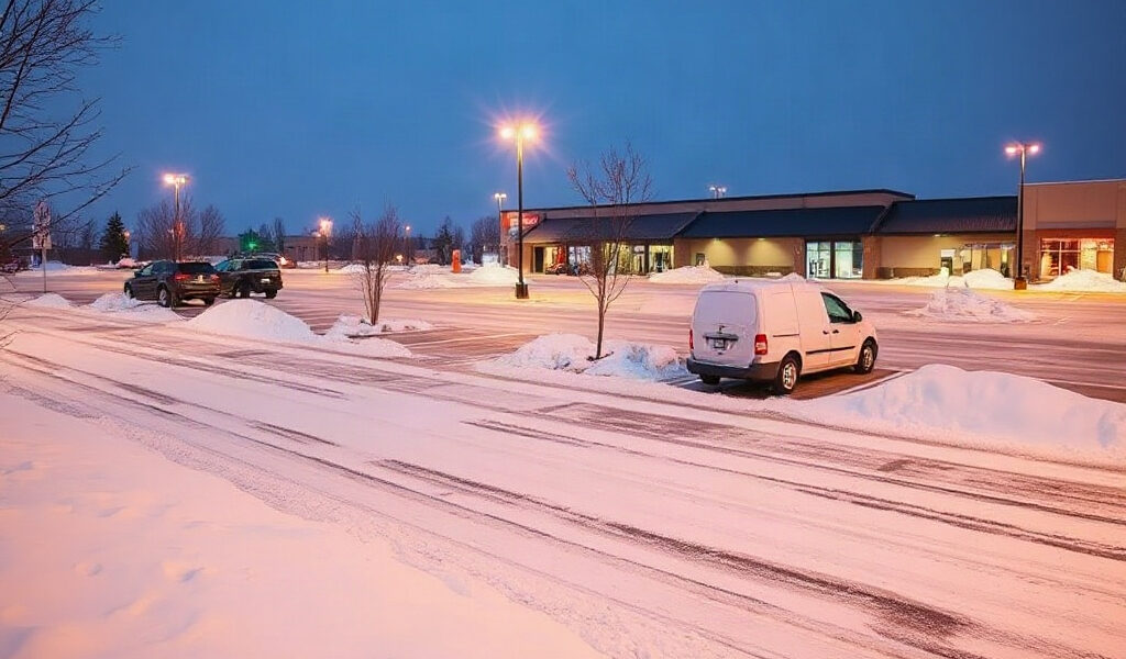 Courtice Parking Lot Snow Removal